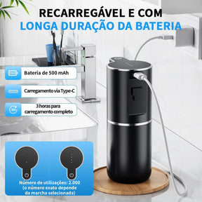 Saboneteira Dispenser Automático com Sensor Infravermelho para Sabonete e Detergente - Well Tools®