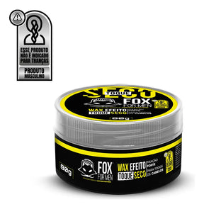 Pomada Modeladora Toque Seco Pote Cinza Fox For Men 80g Uv