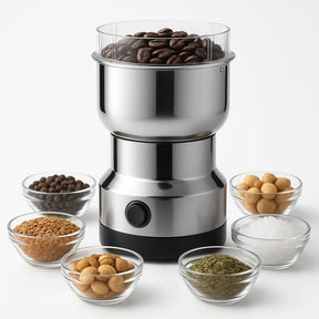 Moedor De Café Grãos 8 Lâminas Triturador Aço Inox Elétrico - Well Tools®