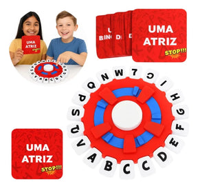 Jogo de Tabuleiro Educativo 10 Segundos Vermelho e Azul - Well Tools®