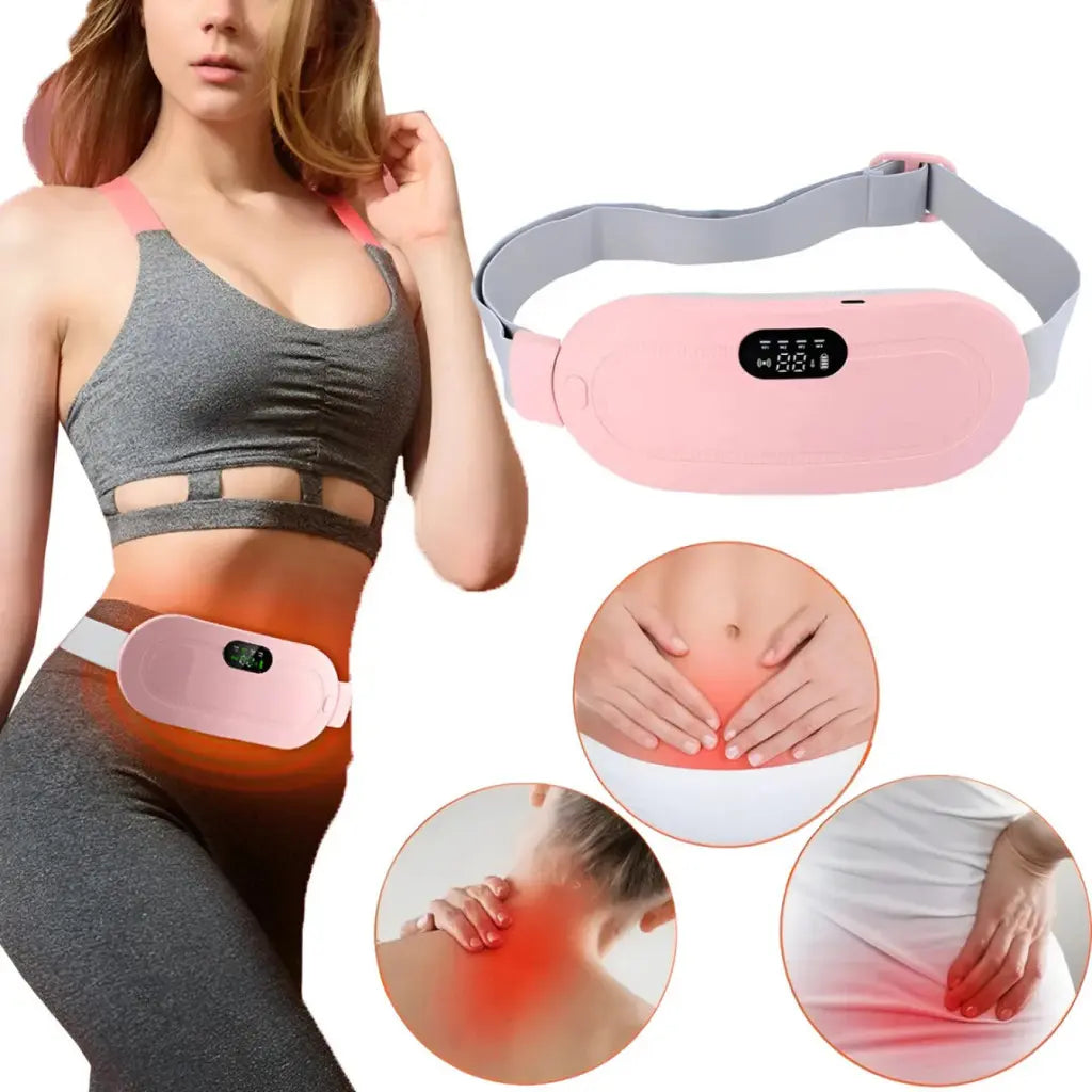 Cinta Térmica para Cólica Menstrual com Massagem e Aquecimento USB - Well Tools®