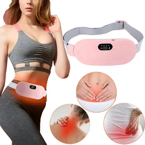 Cinta Térmica para Cólica Menstrual com Massagem e Aquecimento USB - Well Tools®