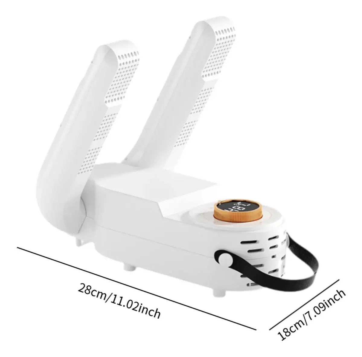 Secador de Sapatos Elétrico Dobrável 220V com Aquecimento, Tela Touch e Temporizador – Well Tools®