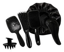 Kit 5 Escovas Cabelo + Touca de Cetim - Well Tools®
