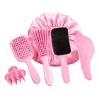 Kit 5 Escovas Cabelo + Touca de Cetim - Well Tools®