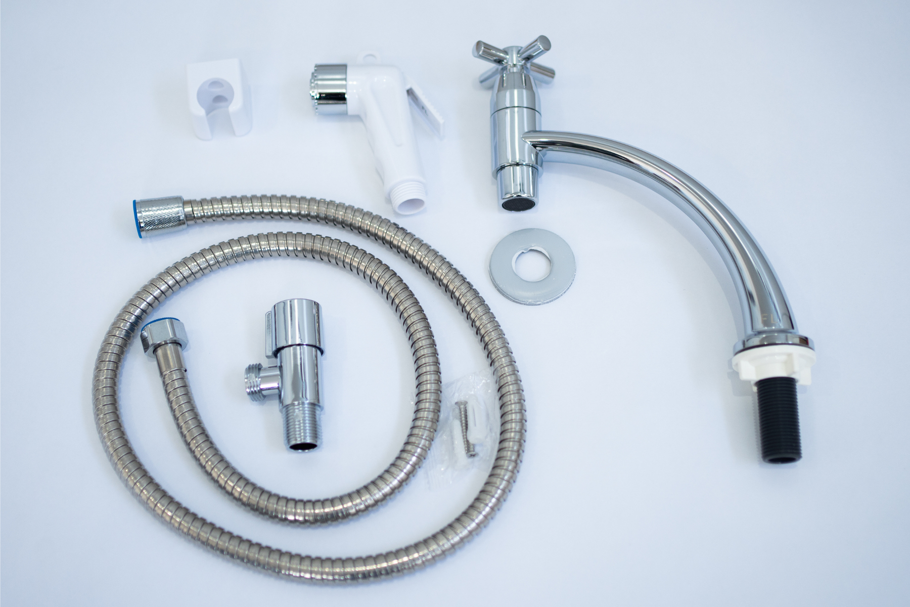 (KIT ABS) Torneira Cozinha + Ducha Higiênica