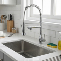 Well Tools - Torneira Gourmet para Cozinha 52cm Quente e Frio