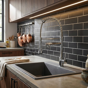 Well Tools - Torneira Gourmet para Cozinha 52cm Quente e Frio