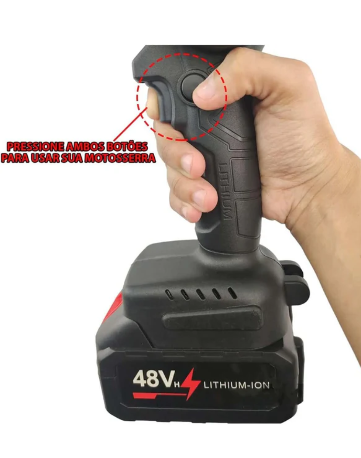 MOTOSSERRA ELÉTRICA A BATERIA 48V - WELL TOOLS®