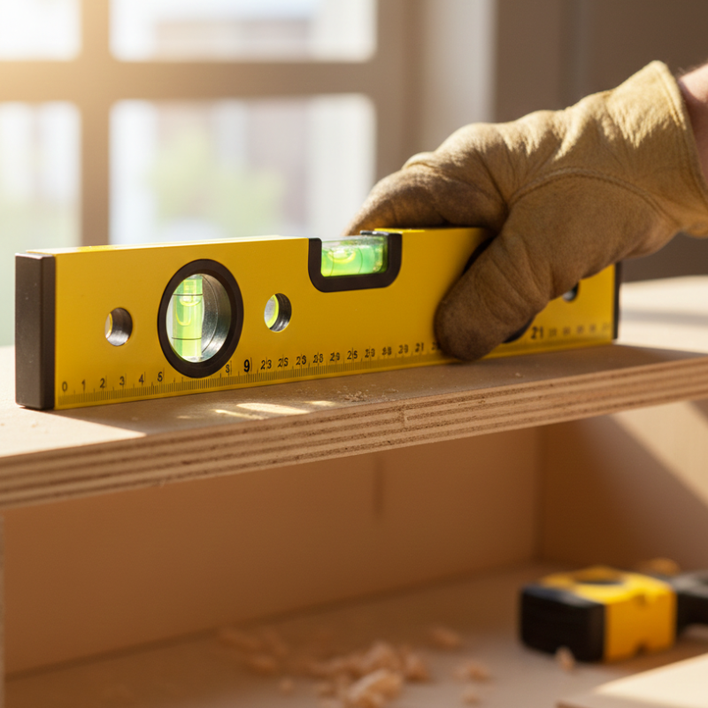 NIVEL DE ALUMINIO MANUAL 3 BOLHAS 12"