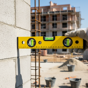 NIVEL DE ALUMINIO MANUAL 3 BOLHAS 12"