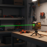 Nivel Laser 35 Metros Verde Profissional Ingco