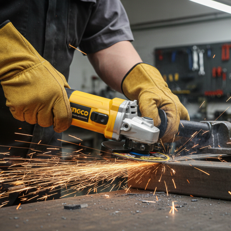 ESMERILHADEIRA ANGULAR 5Pol 900W COM VELOCIDADE VARIAVEL 110V - INGCO