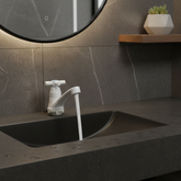 TORNEIRA ABS BRANCA DE 1/2" CRUZETA PARA LAVATÓRIO MESA