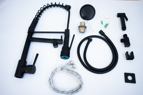 (KIT REFORMA PRETO) Torneira  + Ducha + Ralo Click