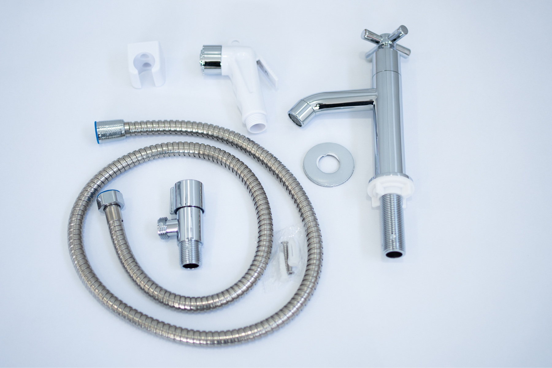 (KIT ABS) Torneira Cozinha + Ducha Higiênica