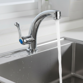 TORNEIRA ABS CROMADA DE 1/2" ALAVANCA PARA LAVATÓRIO MESA