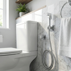 Well Tools - Kit Ducha Higiênica Com Gatilho Quadrado Em Metal