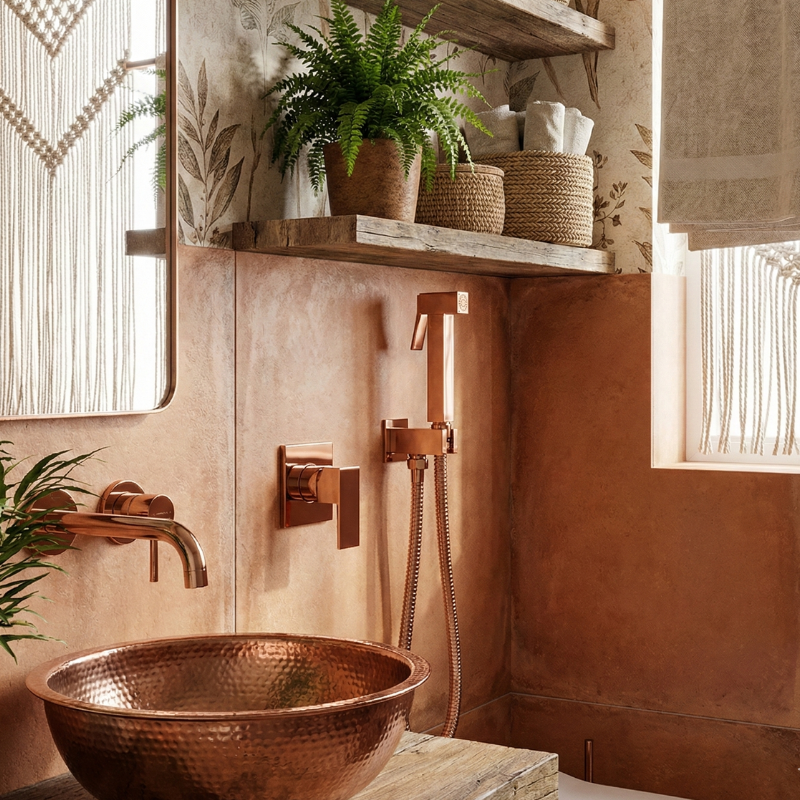 Well Tools - Kit Ducha Higiênica Com Gatilho Quadrado Em Metal