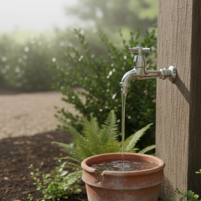 TORNEIRA ABS CROMADA DE 1/2" CRUZETA PARA JARDIM