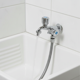 TORNEIRA ABS CROMADA DE 1/2"X3/4" PARA TANQUE E MÁQUINA