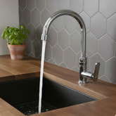 TORNEIRA ABS CROMADA MODELO U ÁGUA FRIA PARA COZINHA