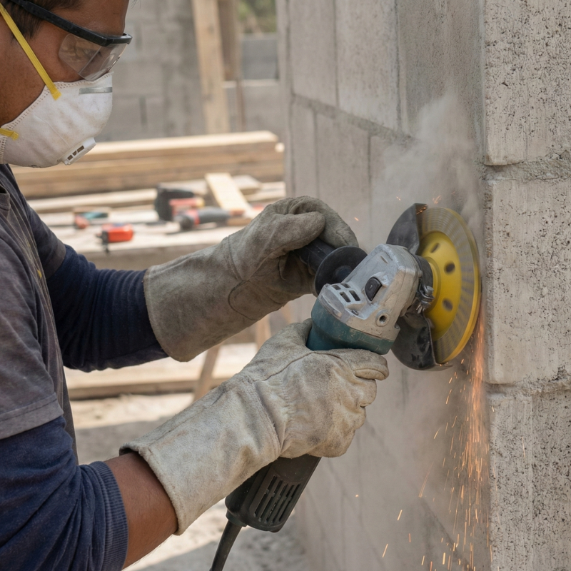 DISCO DE DESBASTE DIAMANTADO TURBO 115X14mm PARA PAREDE