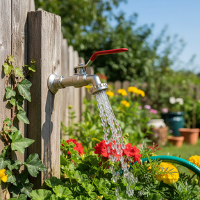 TORNEIRA ZAMAC ESFERA PARA JARDIM
