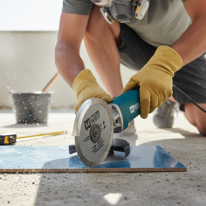 DISCO DE CORTE DIAMANTADO LISO 110X8X20mm LINHA ECCO PARA AZULEJO E CERÂMICA