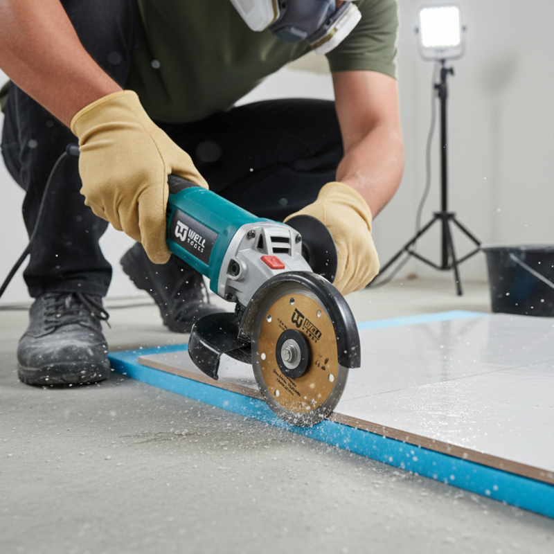 DISCO DE CORTE DIAMANTADO LISO EXTRA FINO 110X8X20mm LINHA PRO PARA PORCELANATO