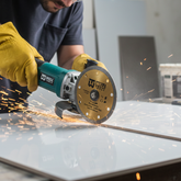 DISCO DE CORTE DIAMANTADO LISO EXTRA FINO 110X8X20mm LINHA PRO PARA PORCELANATO