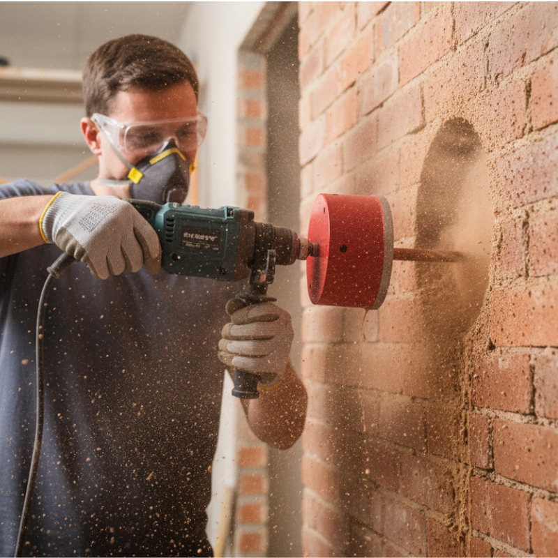 SERRA COPO 110mm LINHA PRO - VERMELHO