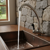 TORNEIRA ABS CROMADA MODELO J ÁGUA FRIA PARA COZINHA