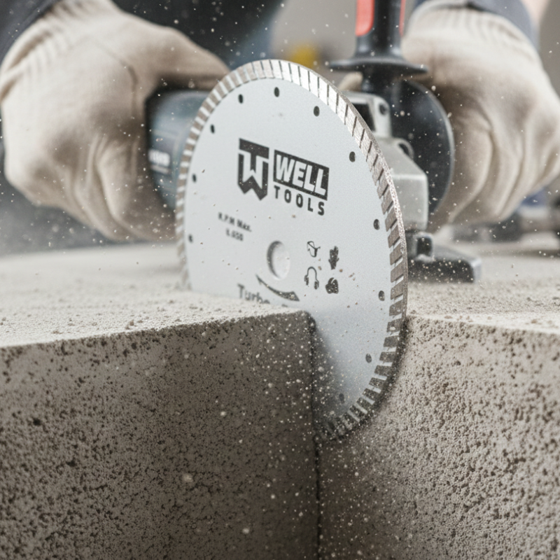 DISCO DE CORTE DIAMANTADO TURBO 230X10X22,23mm LINHA ECCO PARA MÁRMORE E GRANITO