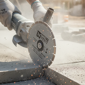 DISCO DE CORTE DIAMANTADO SEGMENTADO 230X10X22,23mm LINHA ECCO PARA CONCRETO E ALVENARIA