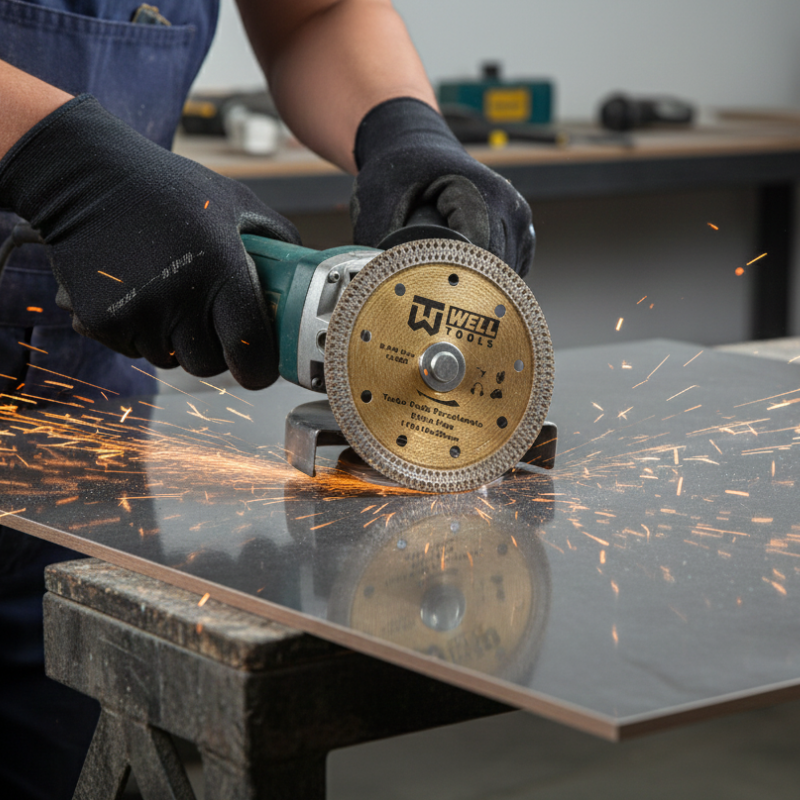 DISCO DE CORTE DIAMANTADO TURBO REDE 110X10X1.2MM OURO DOURADO CO