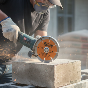 DISCO DE CORTE DIAMANTADO SEGMENTADO 110X10X20mm LINHA PRO PARA CONCRETO E ALVENARIA