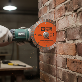 DISCO DE CORTE DIAMANTADO TURBO SEGMENTADO 115X12X20mm LINHA PRO PARA PAREDE