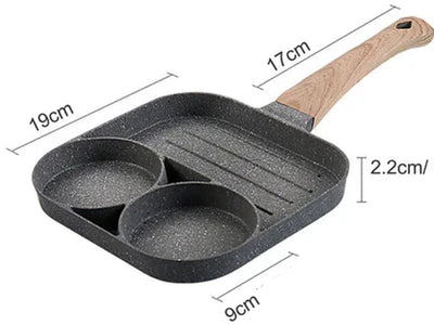 Frigideira Antiaderente 3 em 1  - WELL TOOLS®