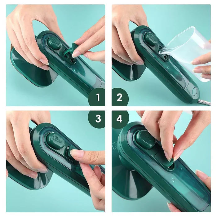 MINI FERRO DE PASSAR A VAPOR PORTÁTIL BIVOLT - WELL TOOLS®