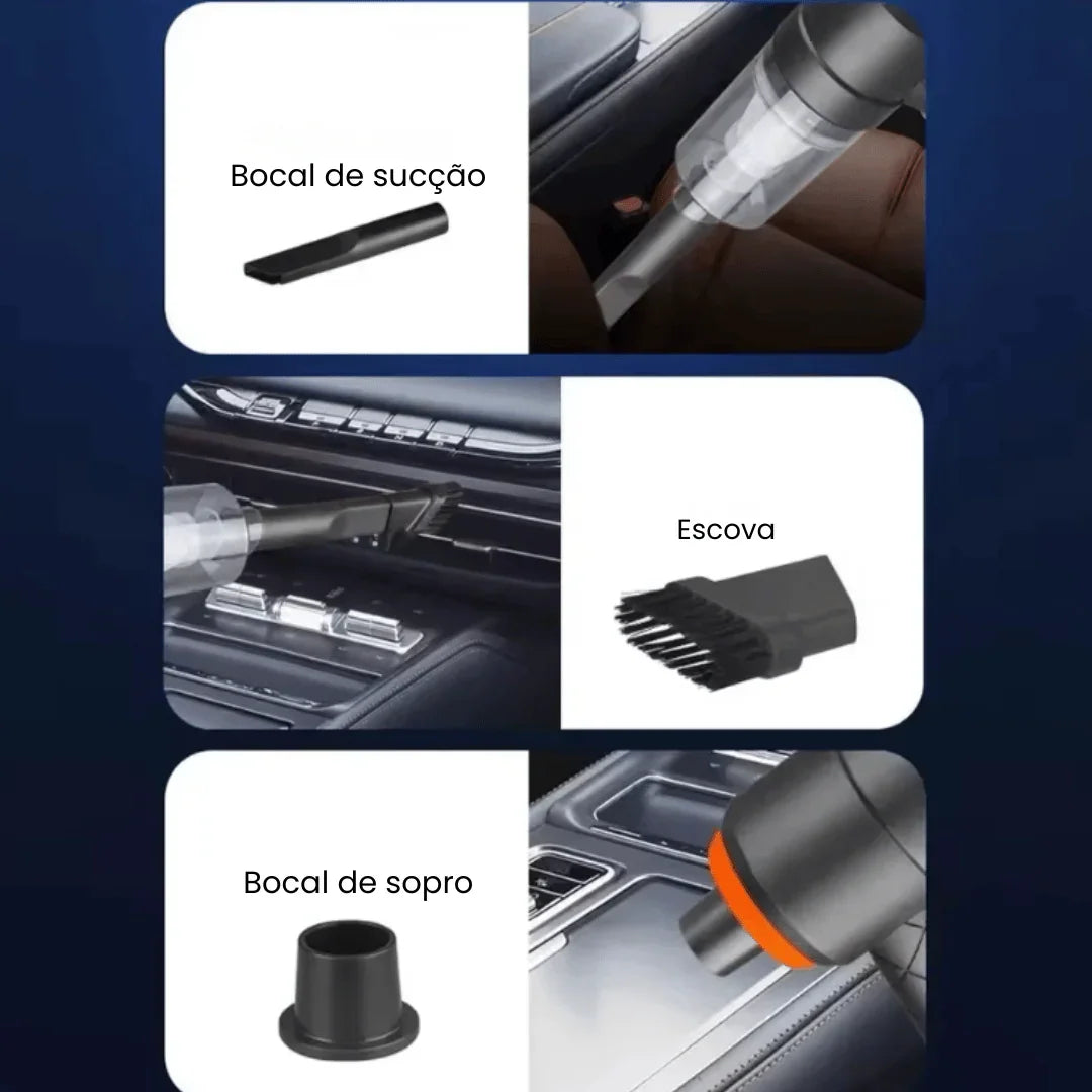 MINI ASPIRADOR DE PÓ PORTÁTIL USB 3 EM 1 - WELL TOOLS®