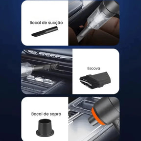 MINI ASPIRADOR DE PÓ PORTÁTIL USB 3 EM 1 - WELL TOOLS®