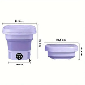 MINI MÁQUINA DE LAVAR ROUPA DOBRÁVEL 9/11 LITROS - WELL TOOLS®