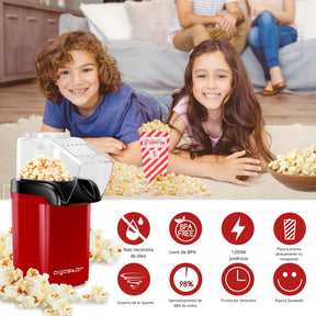 Pipoqueira Elétrica Sem Óleo Saudável 110v - WELL TOOLS®