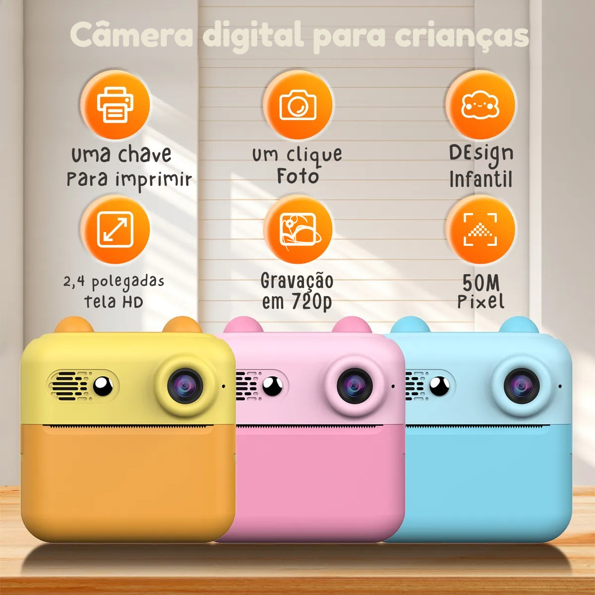 CAMERA DE IMPRESSAO POLAROID - WELL TOOLS®