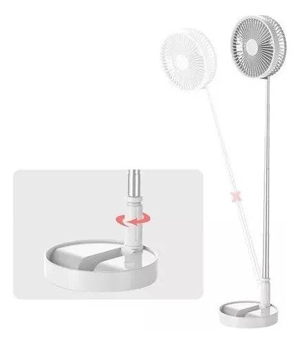 VENTILADOR PORTÁTIL AJUSTÁVEL E RECARREGÁVEL - WELL TOOLS®