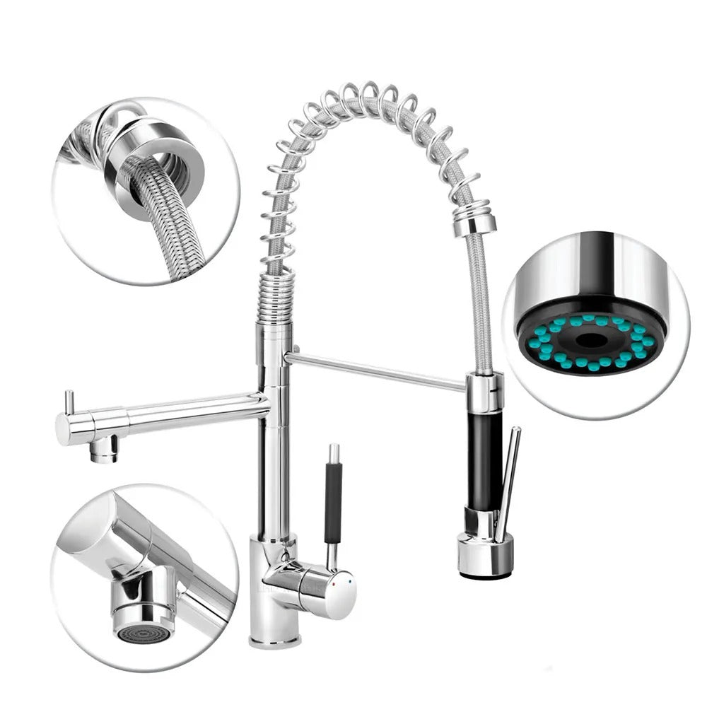 Well Tools - Torneira Gourmet para Cozinha 52cm Quente e Frio