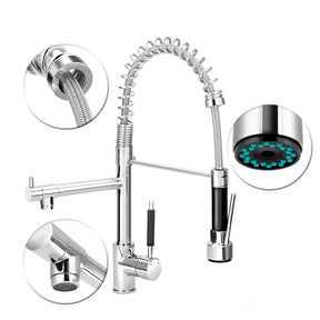 Well Tools - Torneira Gourmet para Cozinha 52cm Quente e Frio