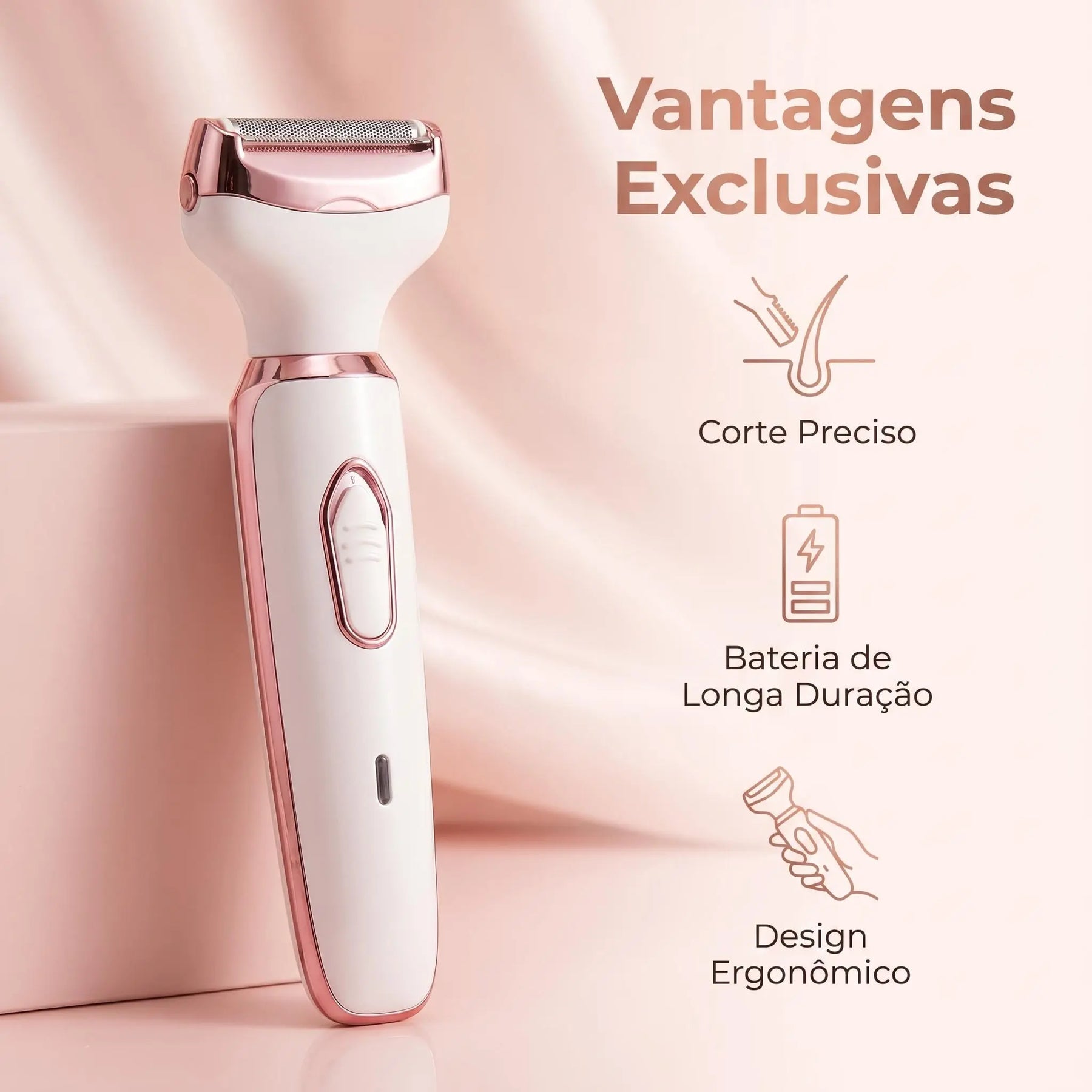 Kit Depilador Elétrico 4 em 1 Multifuncional - Well Tools®