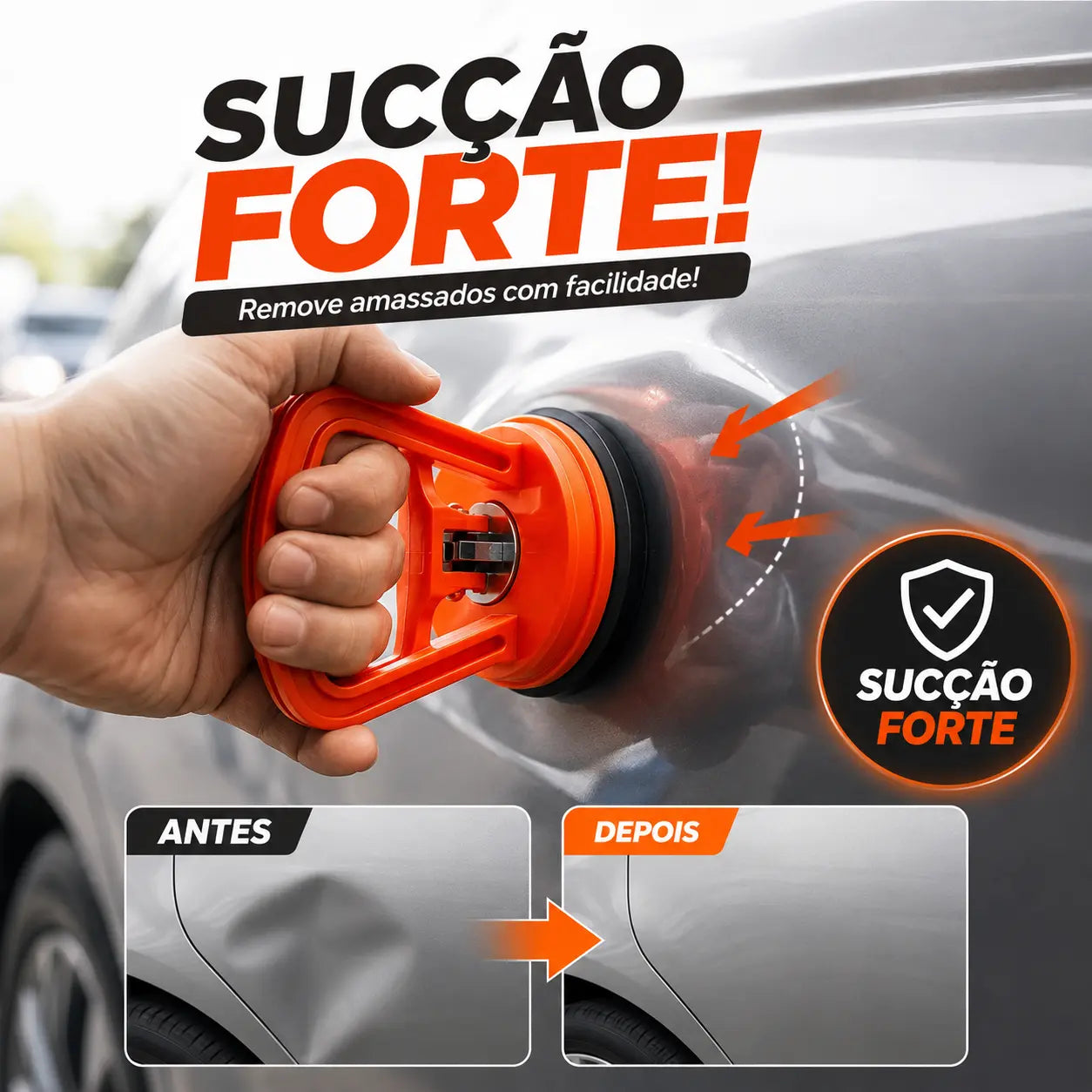 Ventosa 5,7cm para Desamassar Carro e Reparo de Celular - Well Tools®